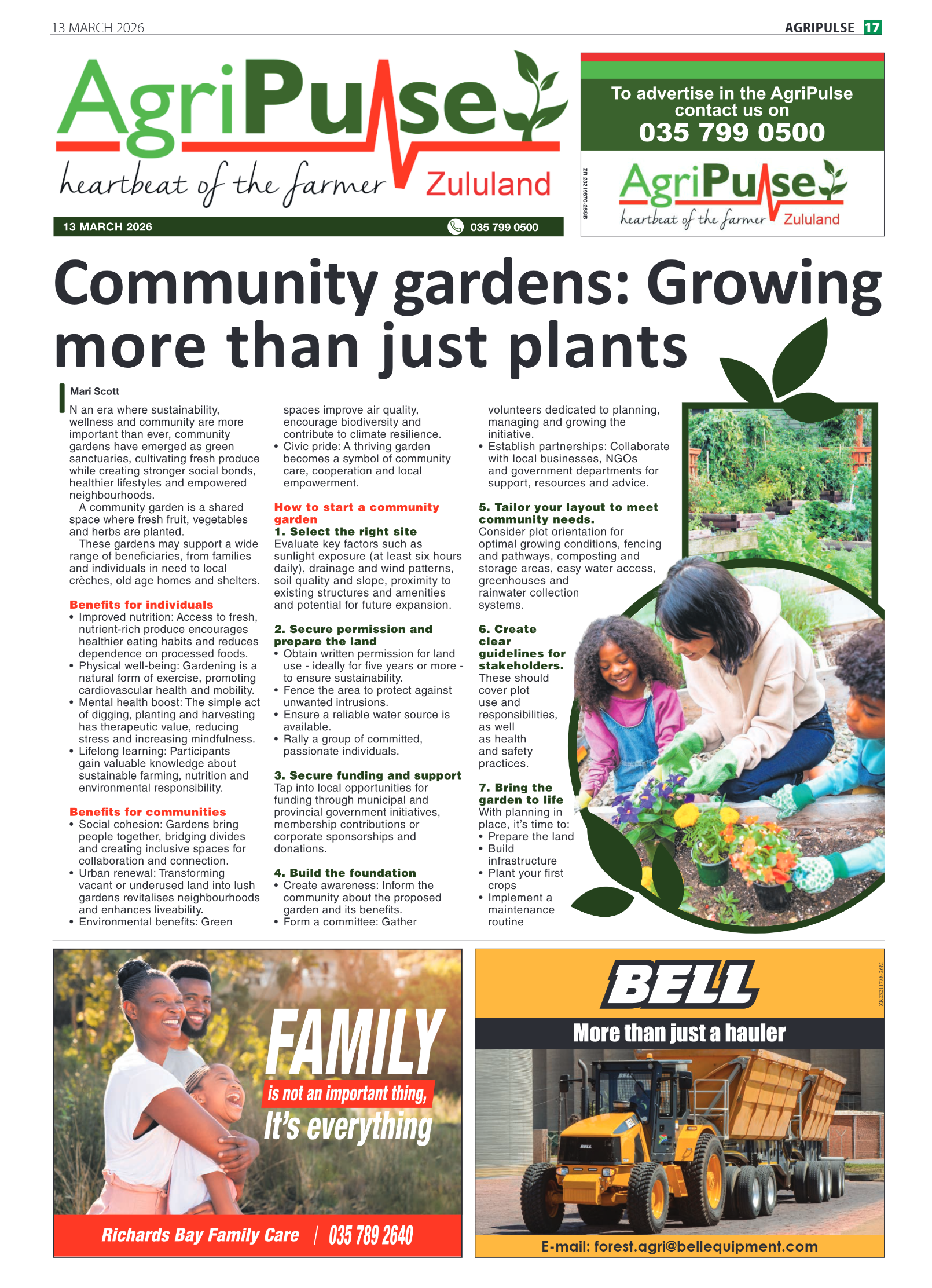AgriPulse page 1