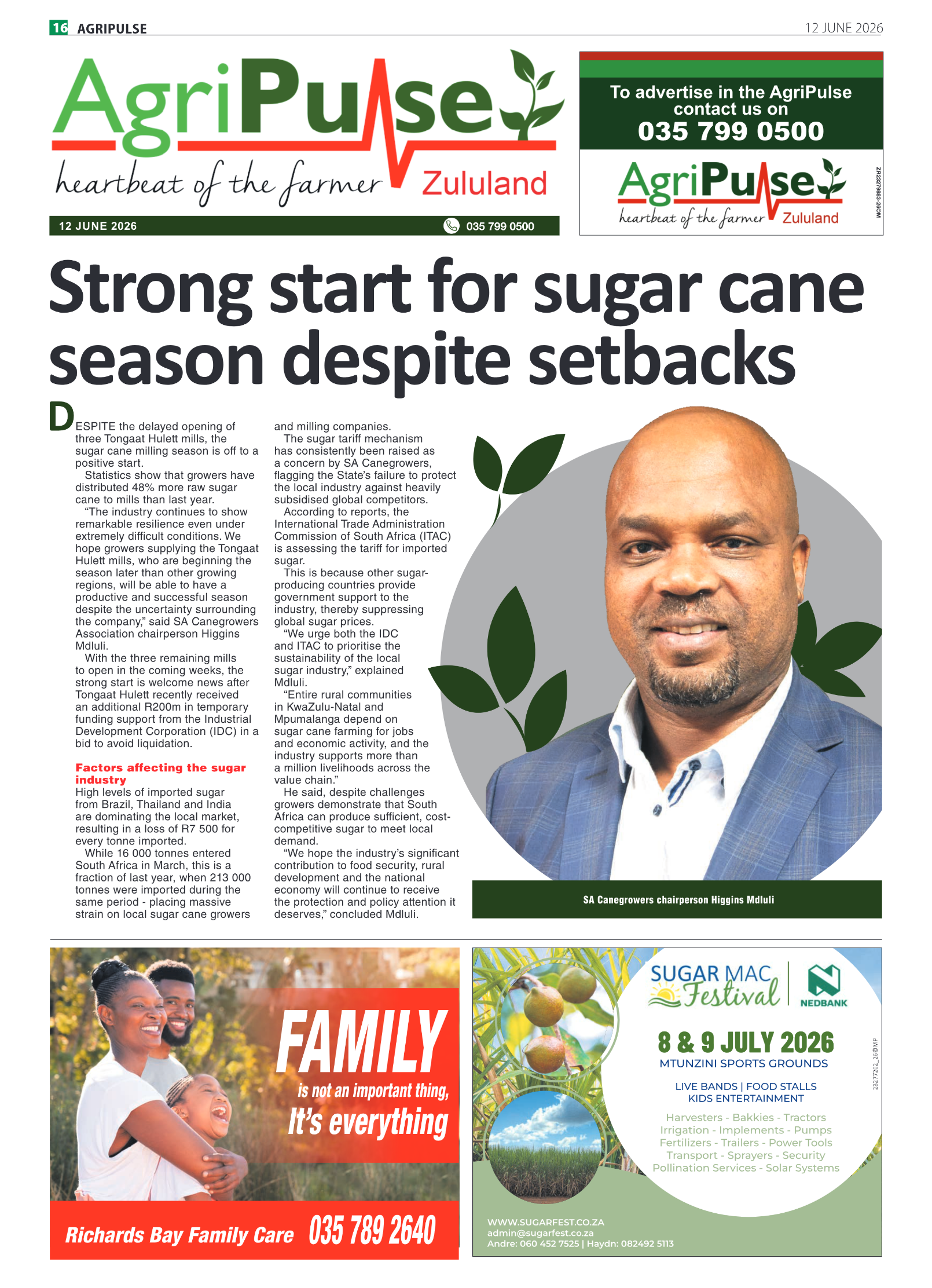 AgriPulse page 1