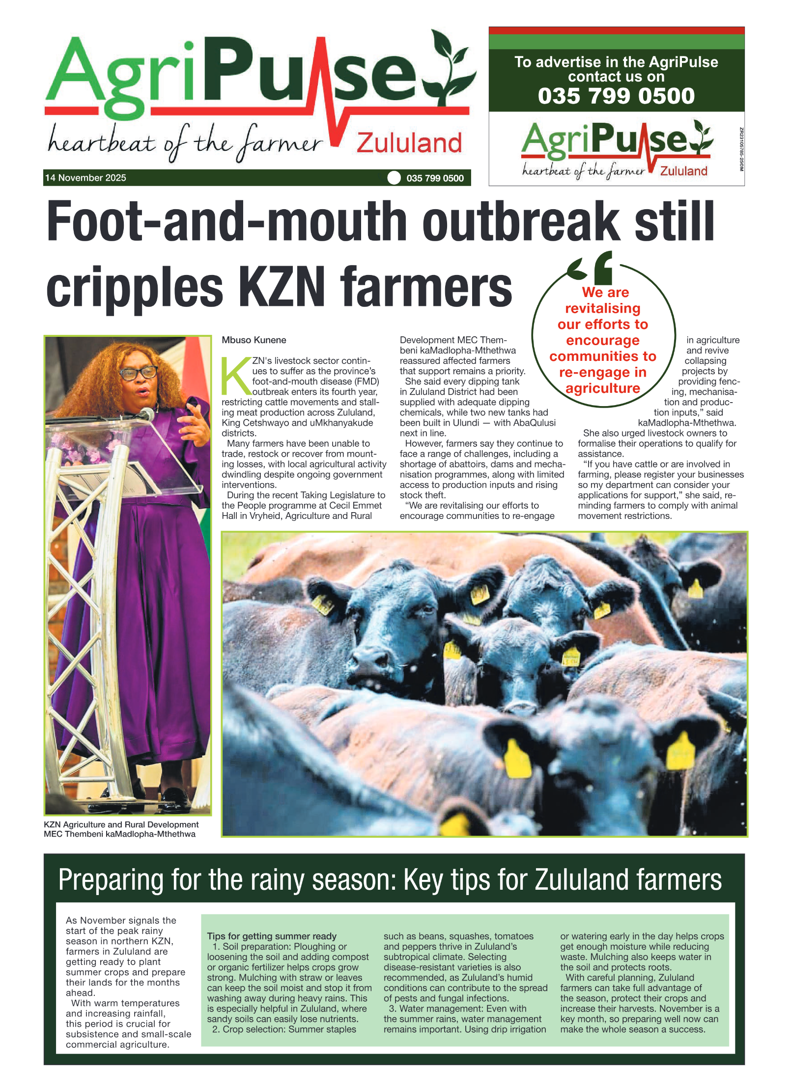 AgriPulse page 1