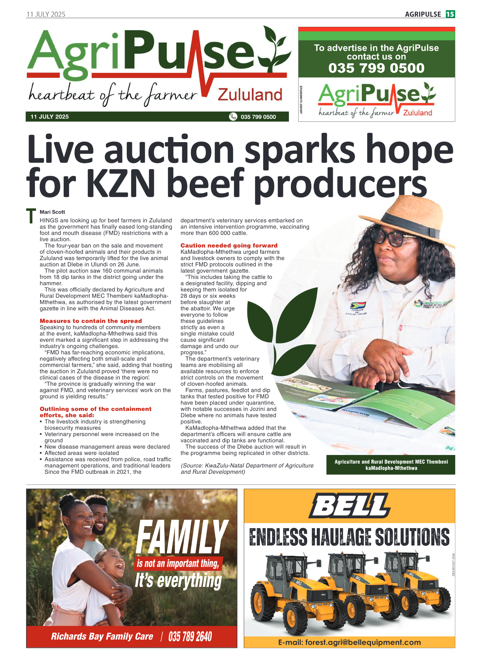 AgriPulse page 1