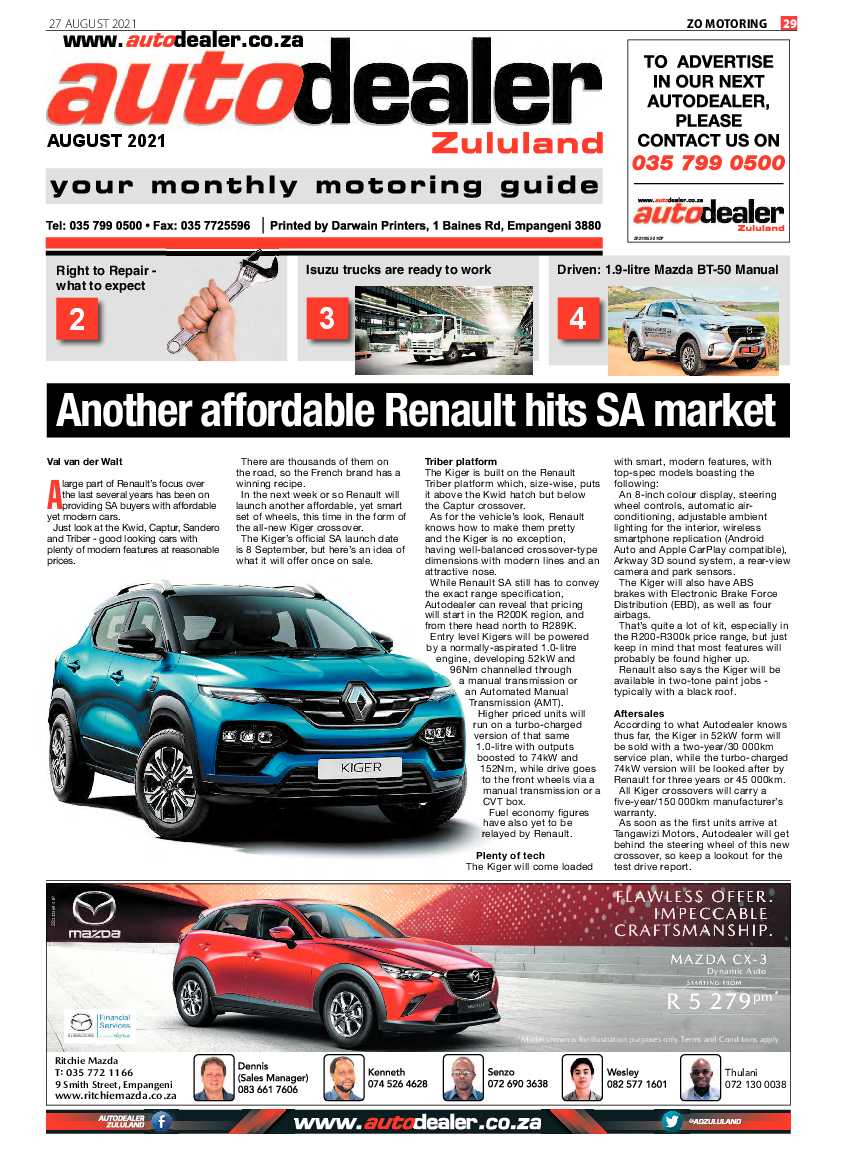 Autodealer page 1