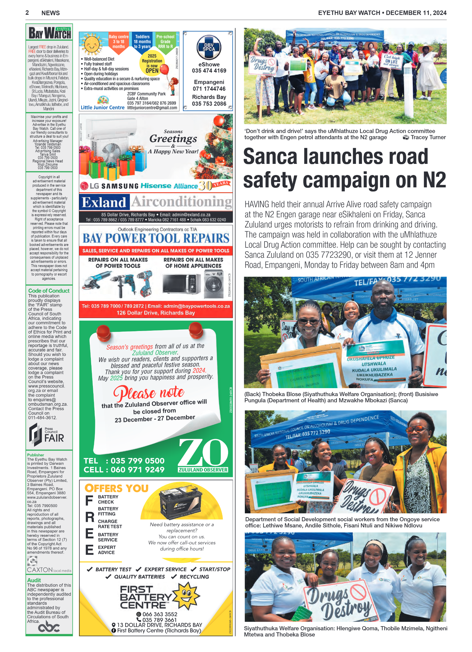 Eyethu Bay Watch | Zululand Observer