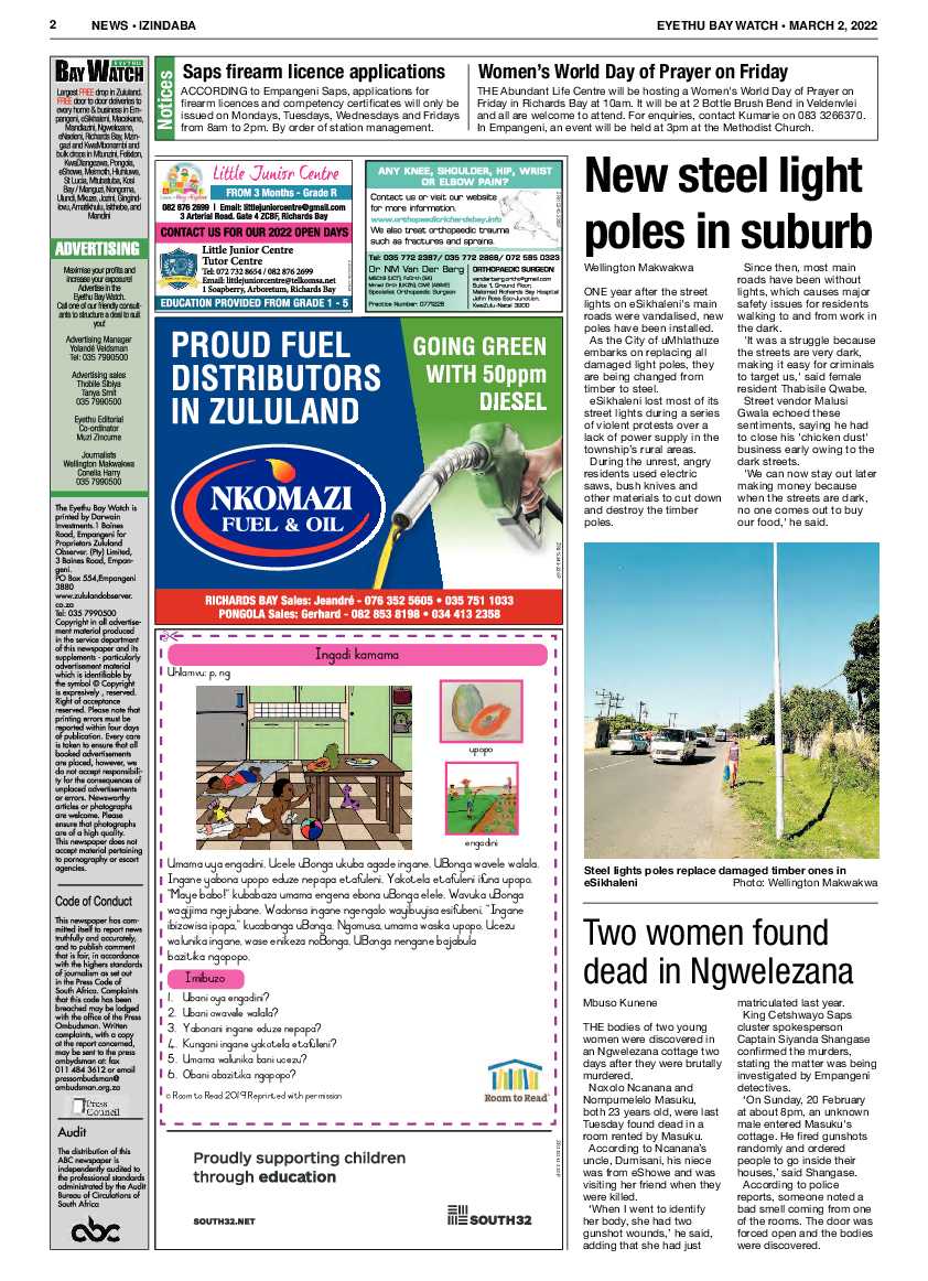 Eyethu Bay Watch page 2