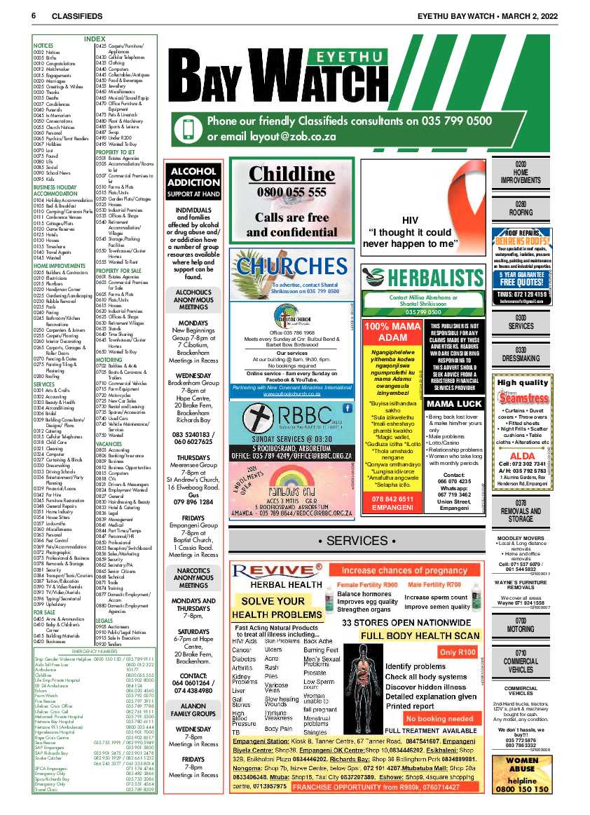 Eyethu Bay Watch page 6