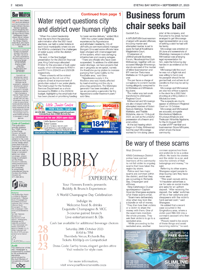 EYETHU BAY WATCH page 2