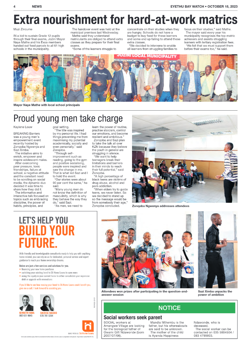 EYETHU BAY WATCH page 4