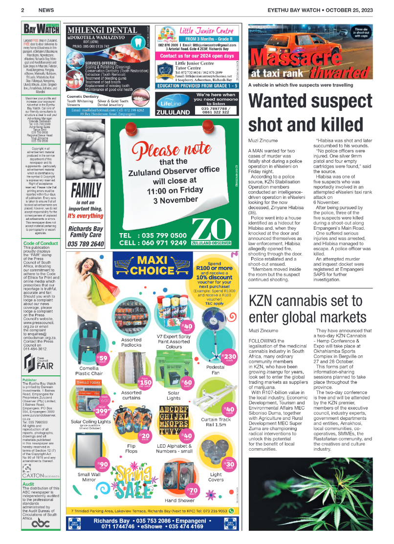 EYETHU BAY WATCH page 2