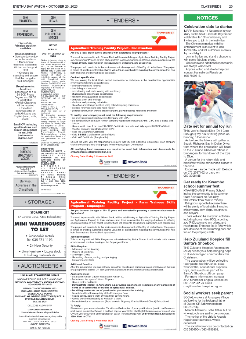 EYETHU BAY WATCH page 25