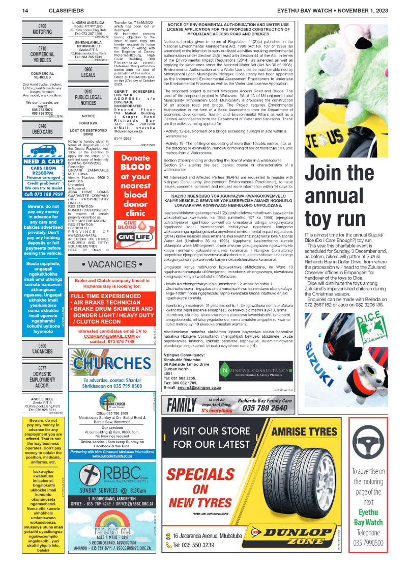 EYETHU BAY WATCH page 14