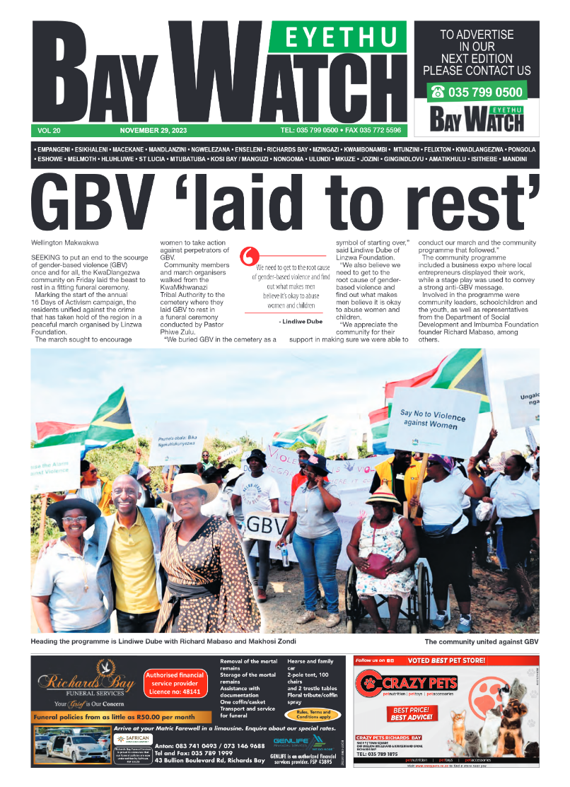 Eyethu Bay Watch page 1