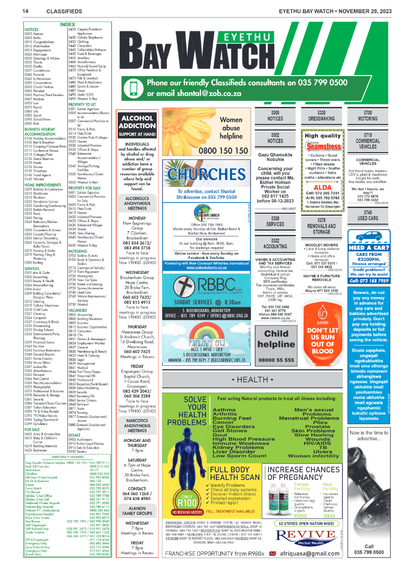 Eyethu Bay Watch page 14