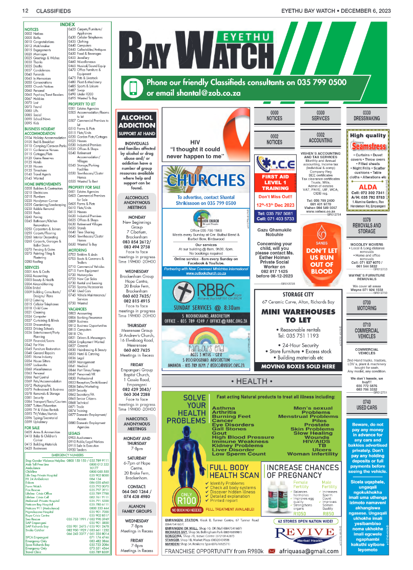 Eyethu Bay Watch page 12