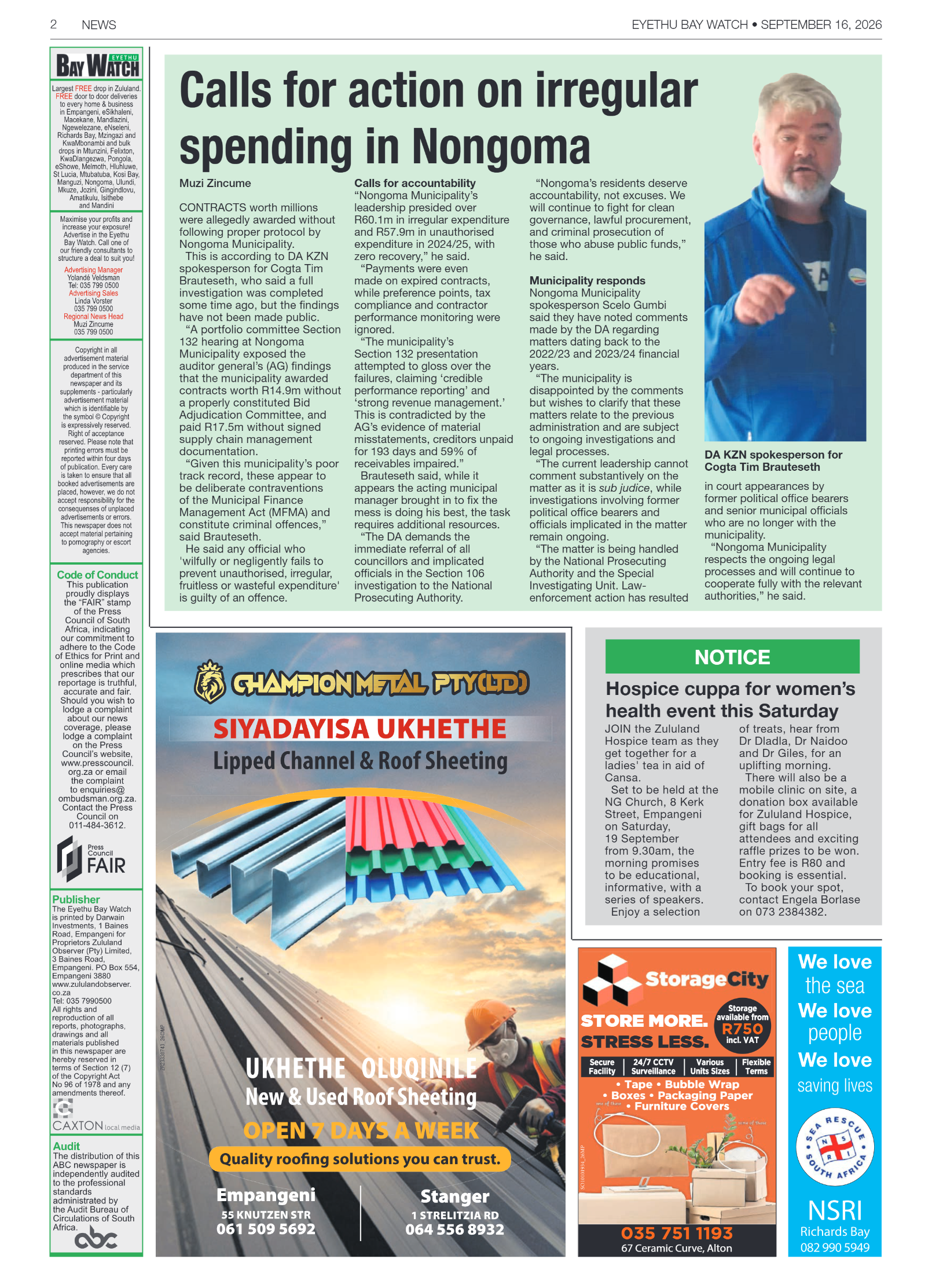 Eyethu BayWatch page 2