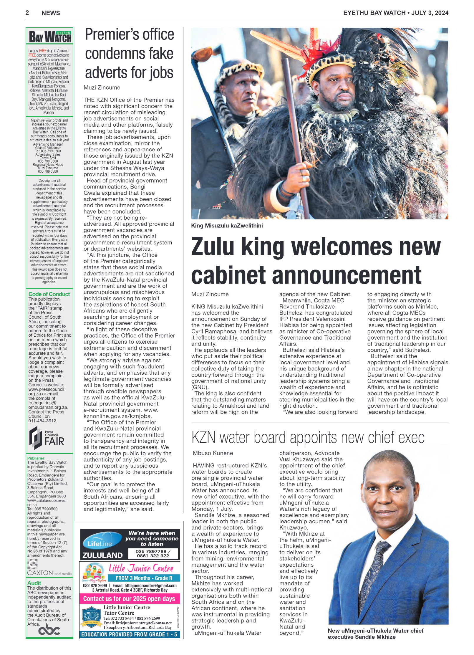 Eyethu BayWatch page 2