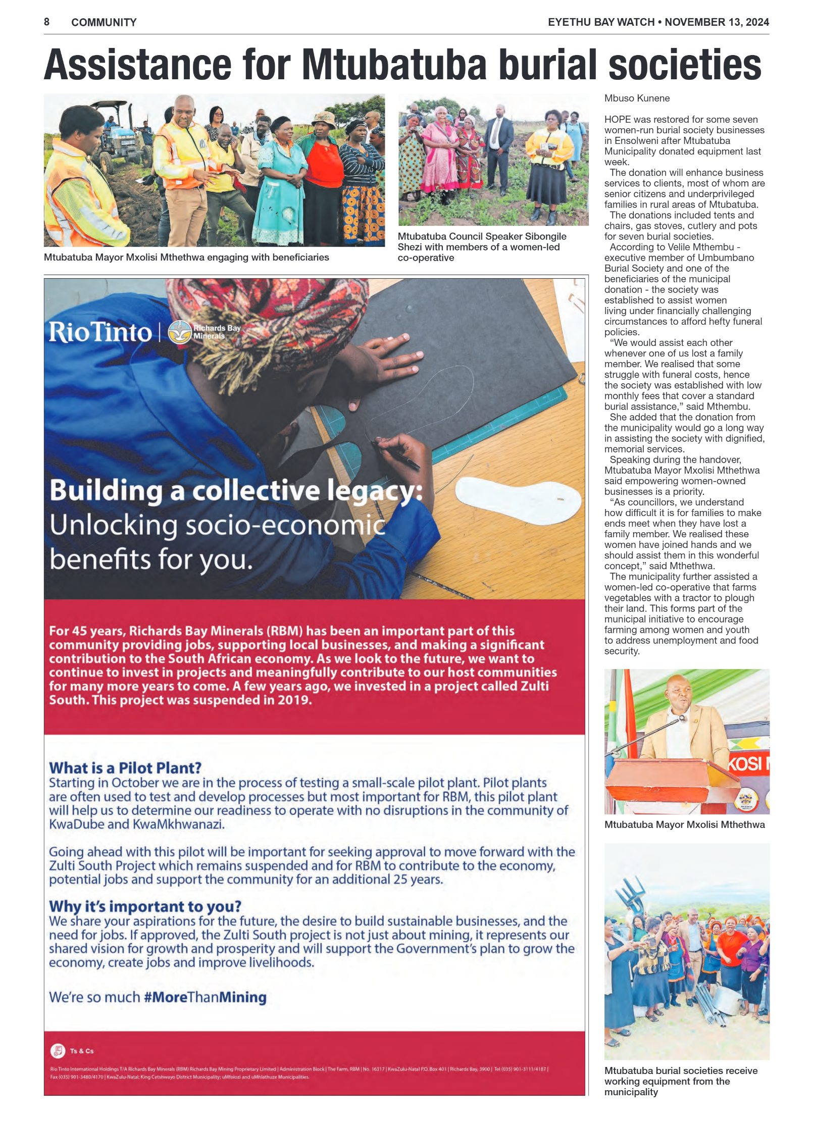 Eyethu BwayWatch page 8