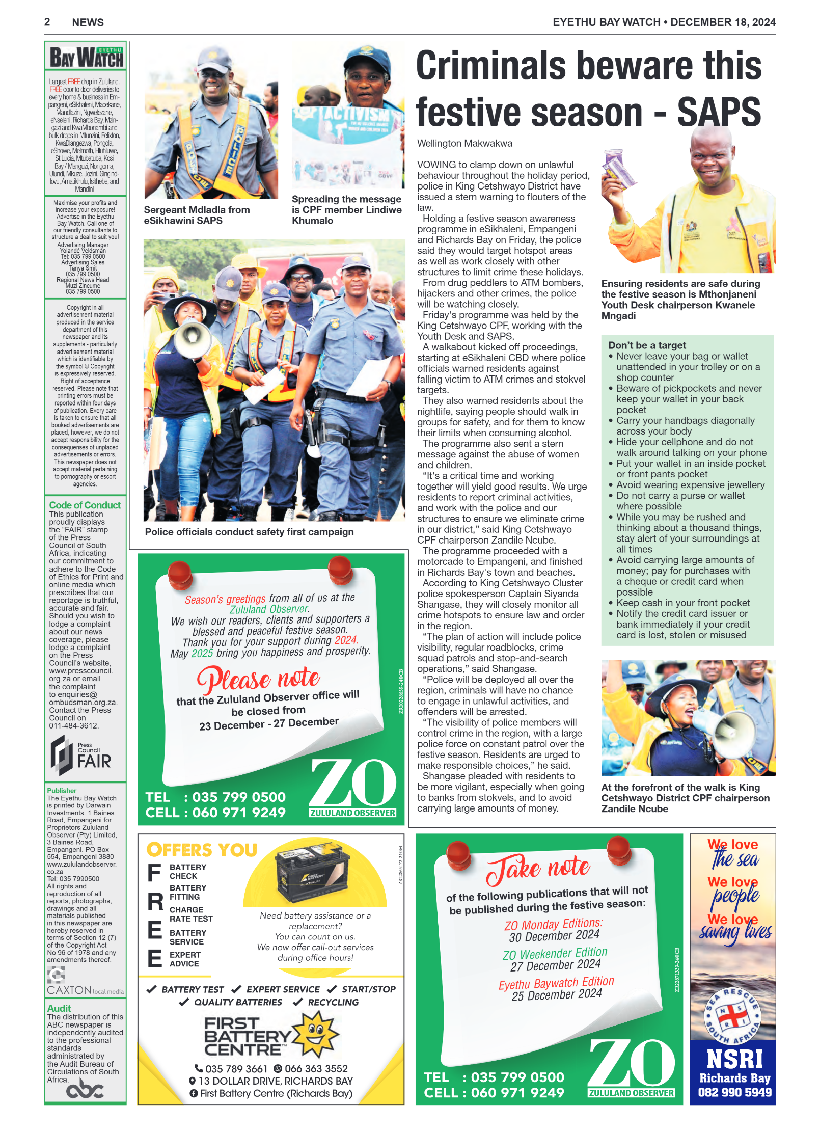 Eyethu BayWatch page 2