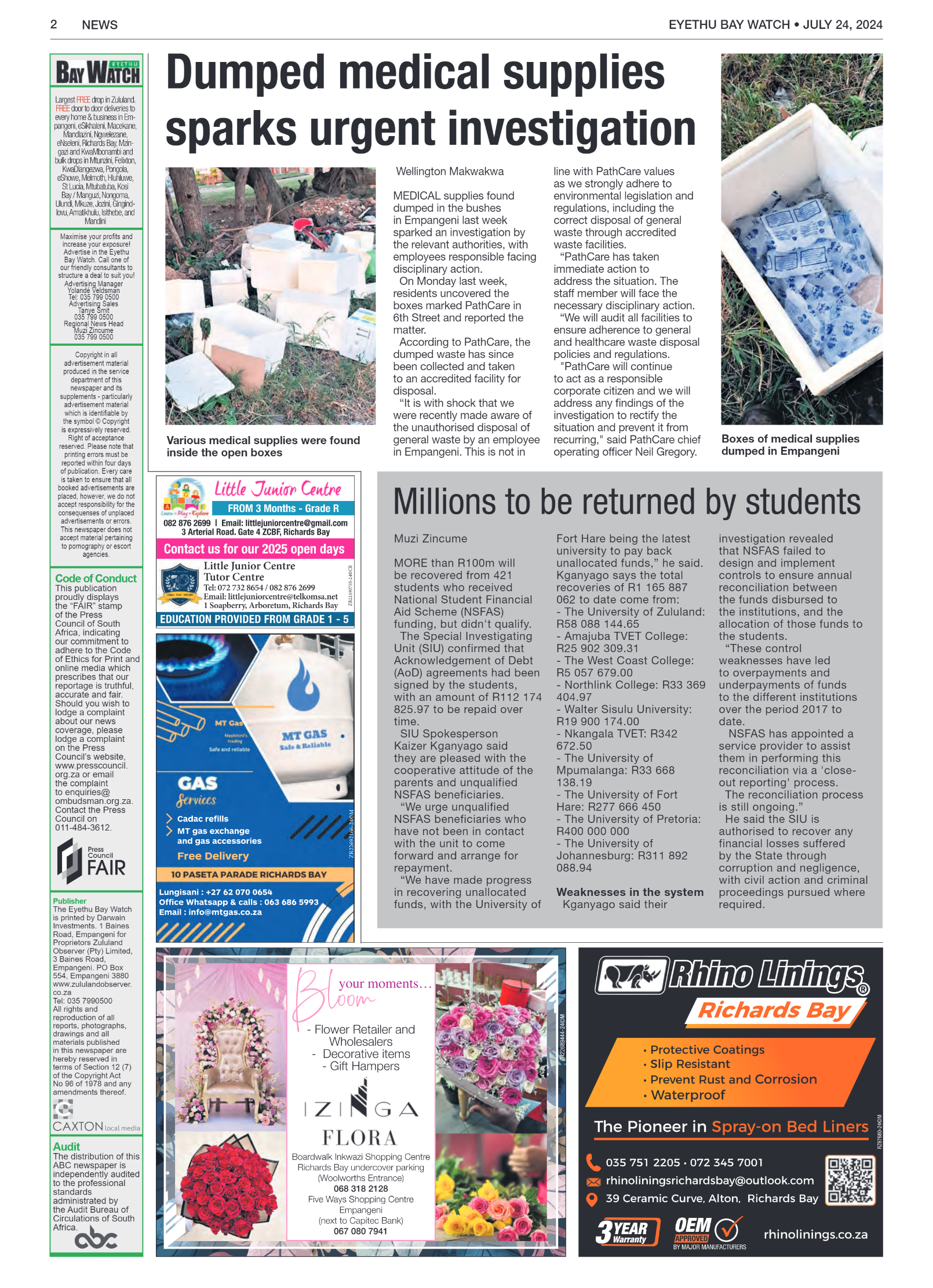 Eyethu BayWatch page 2