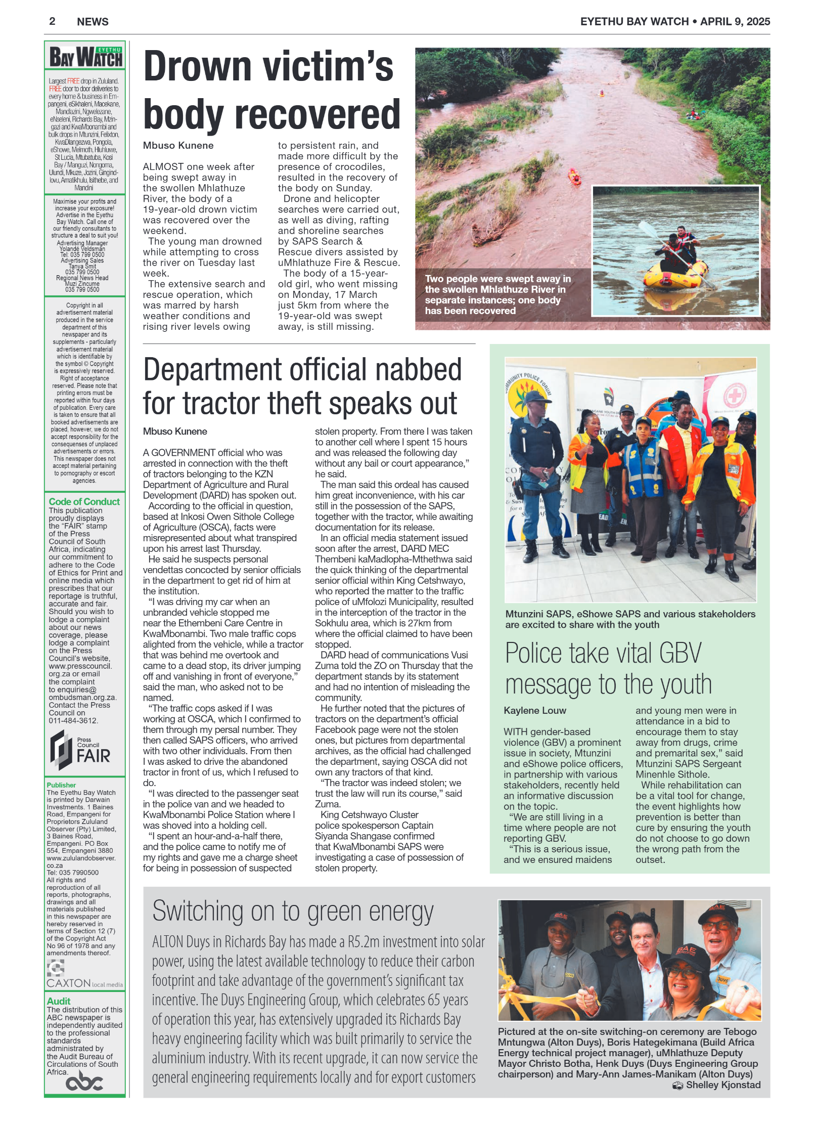 Eyethu BayWatch page 2