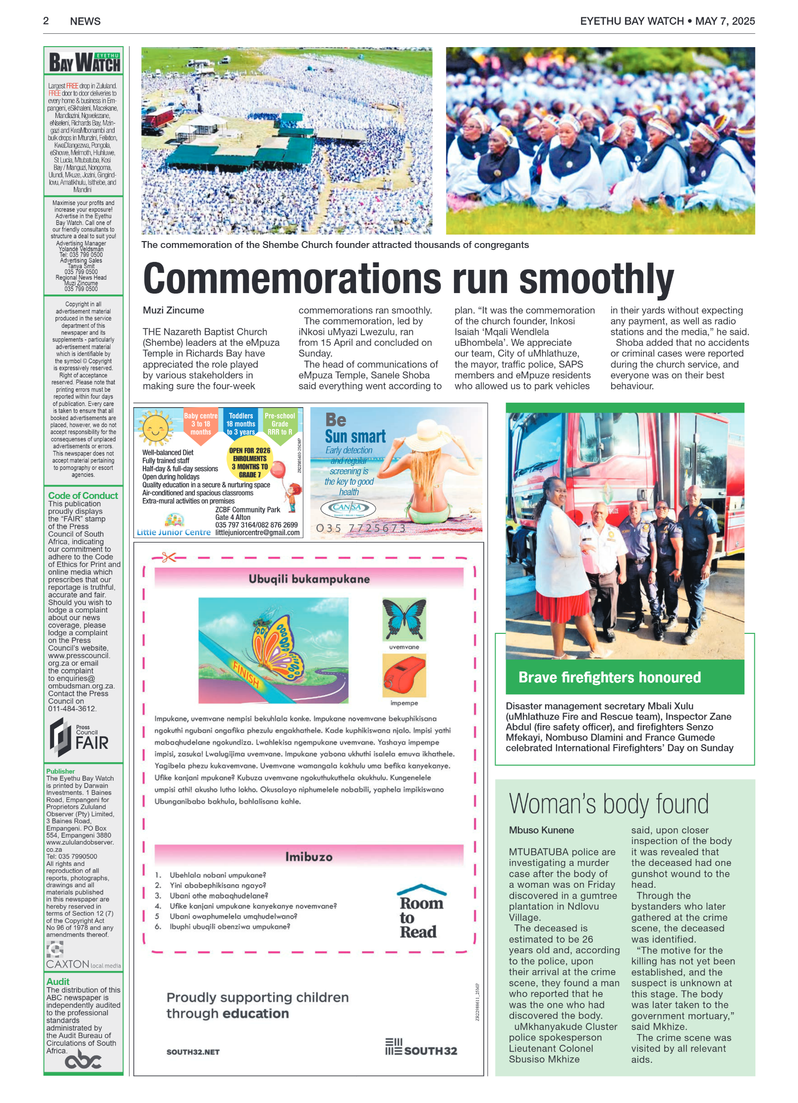 Eyethu BayWatch page 2