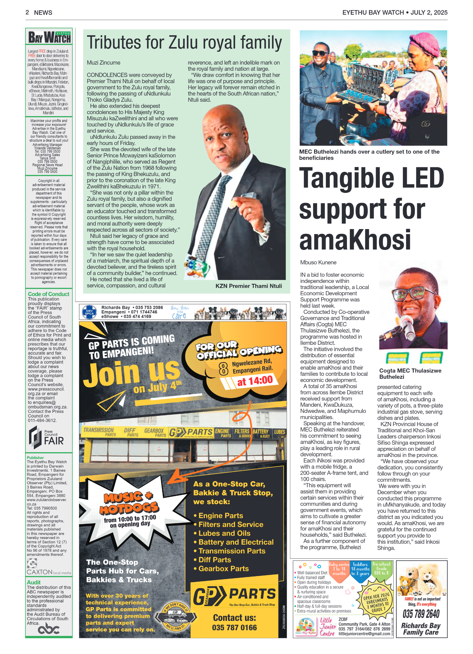 Eyethu BayWatch page 2