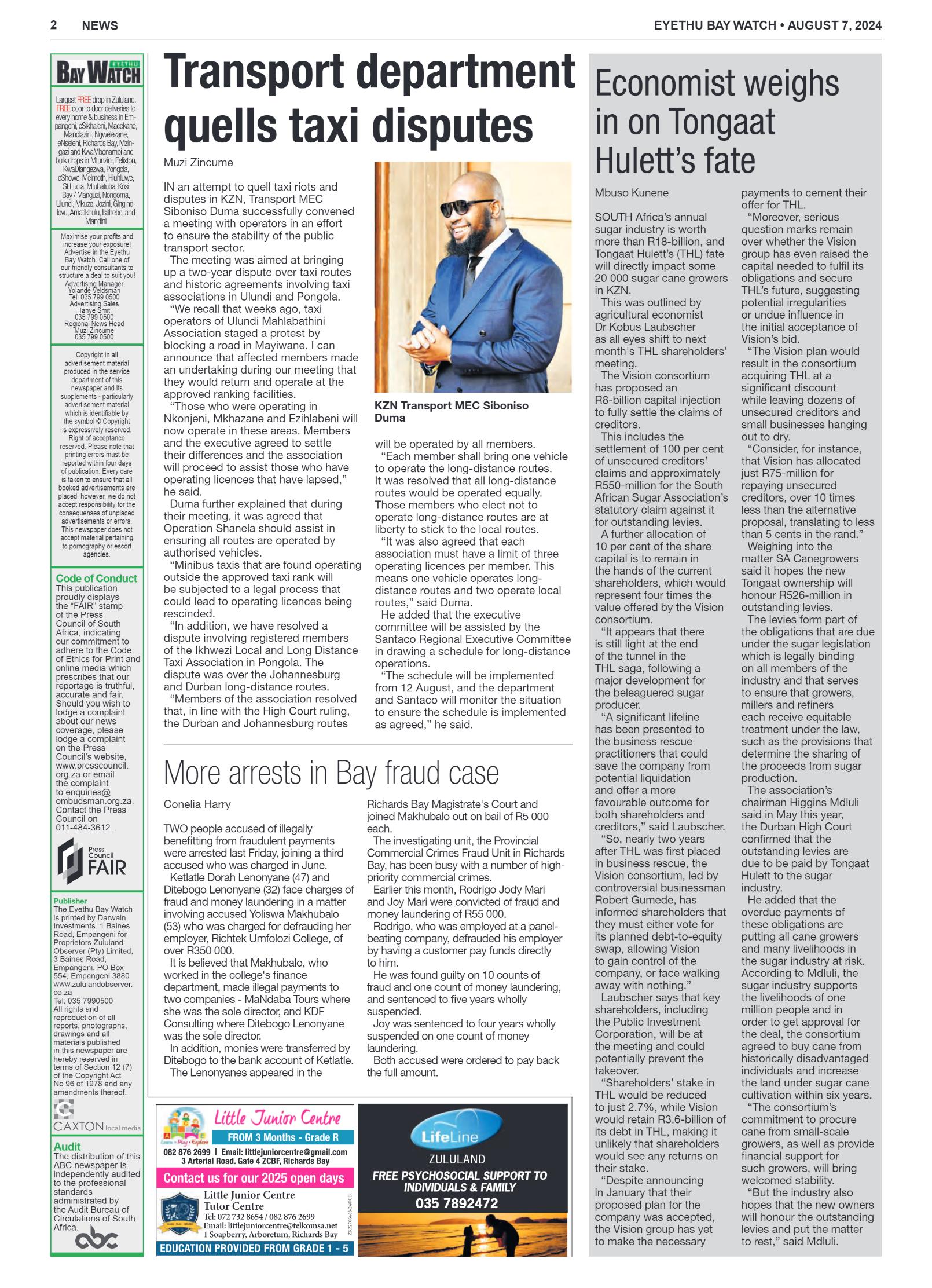 Eyethu BayWatch page 2