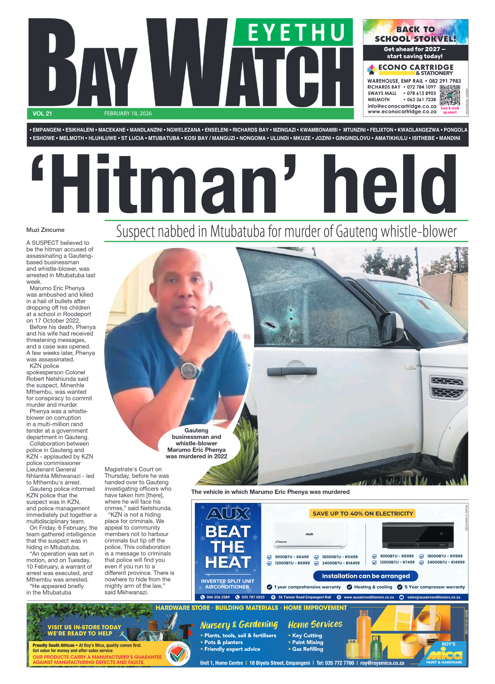 Eyethu BayWatch page 1