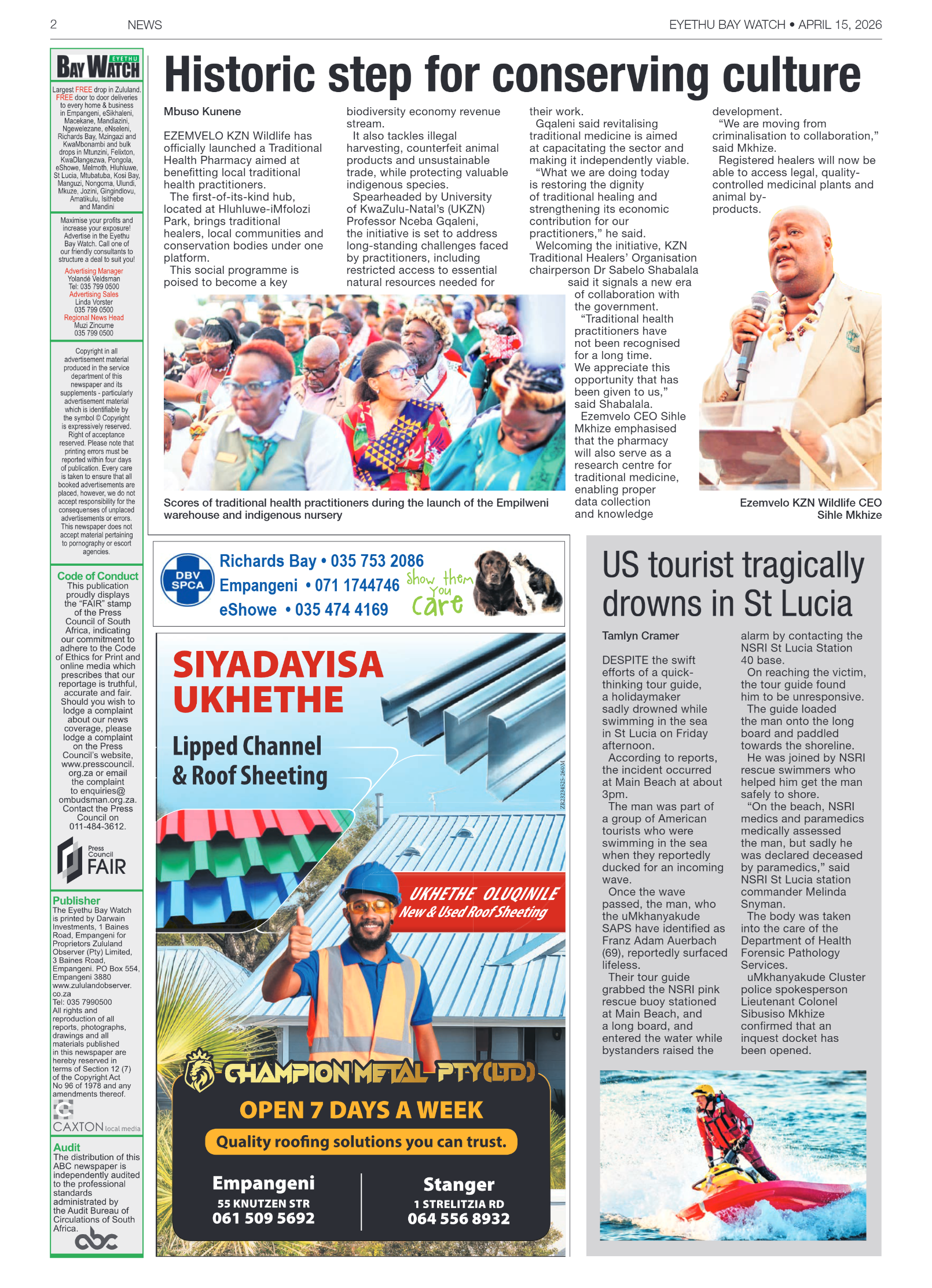 Eyethu BayWatch page 2