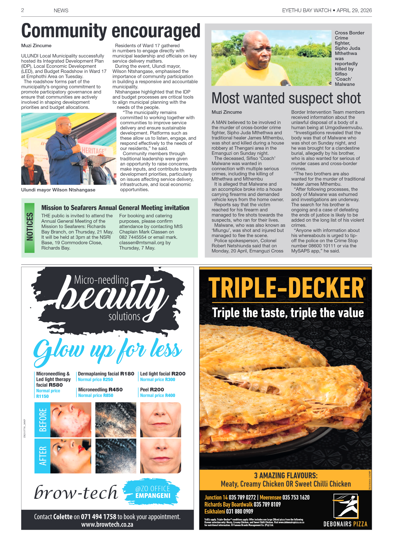 Eyethu BayWatch page 2