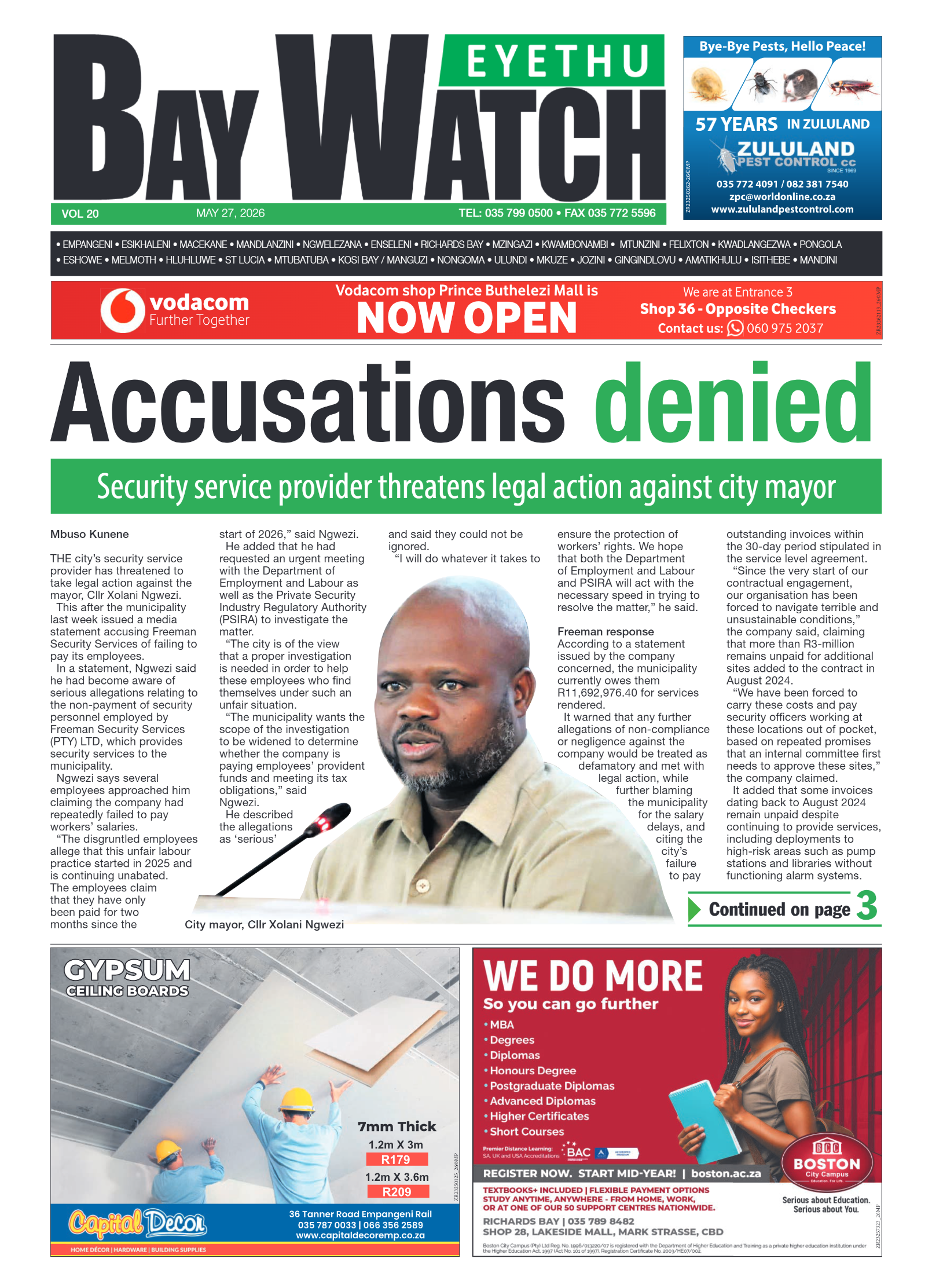 Eyethu BayWatch page 1