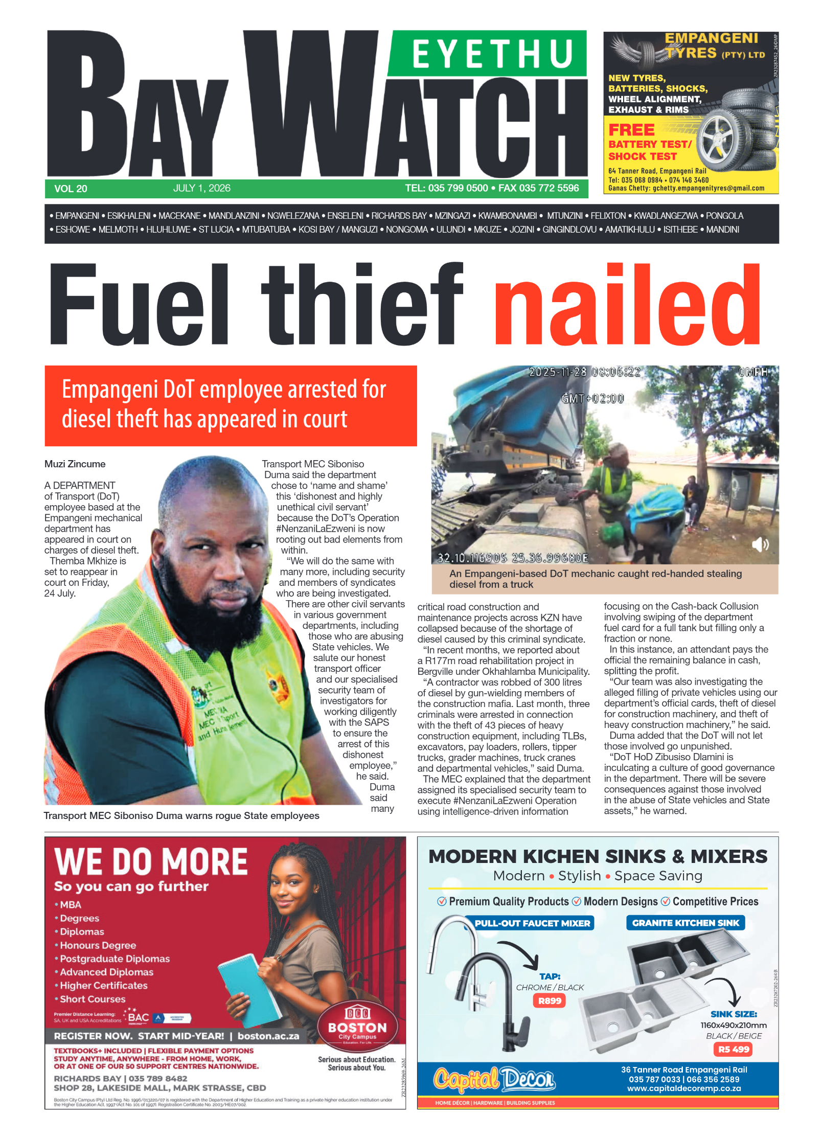 Eyethu BayWatch page 1