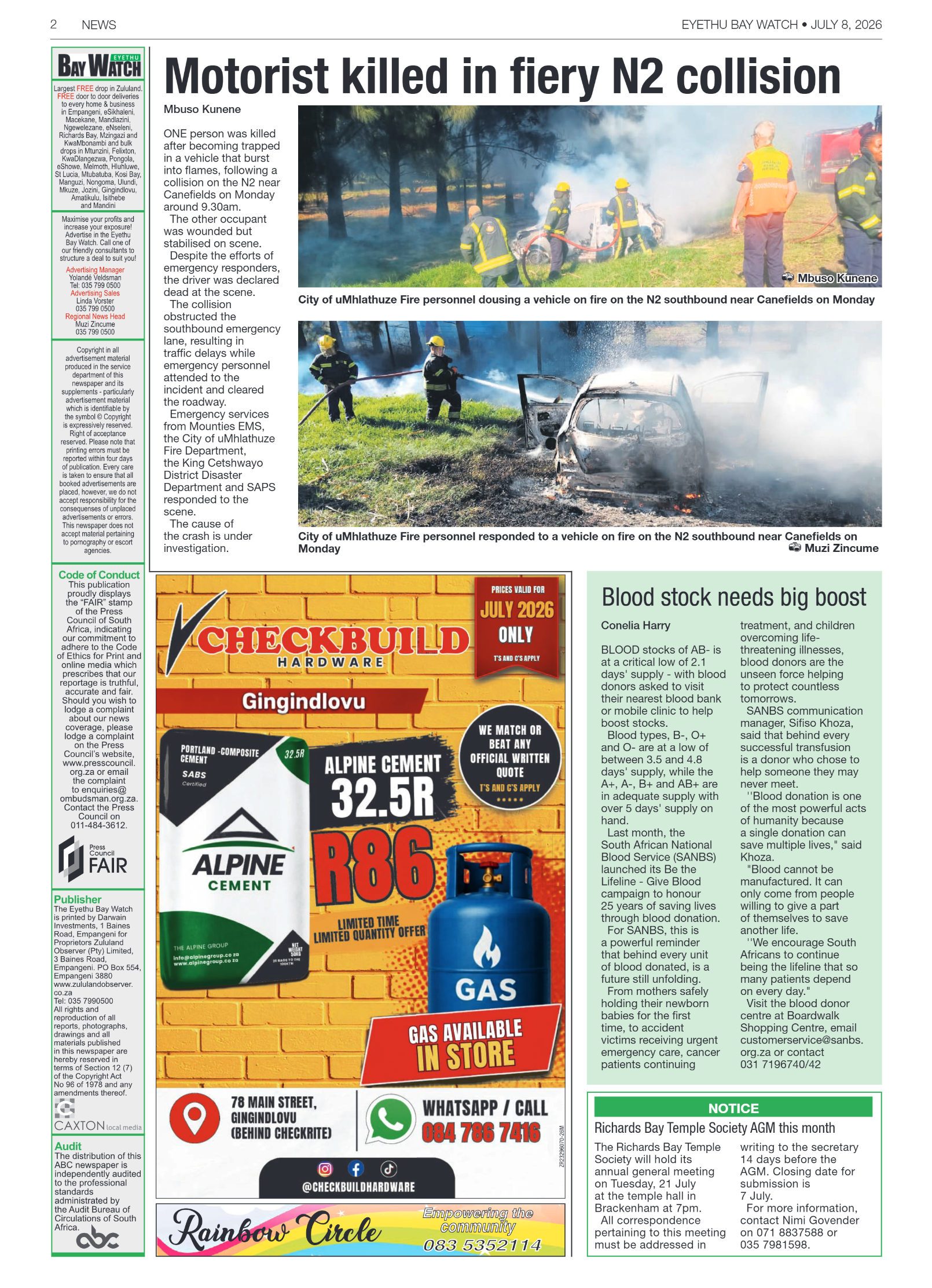 Eyethu BayWatch page 2