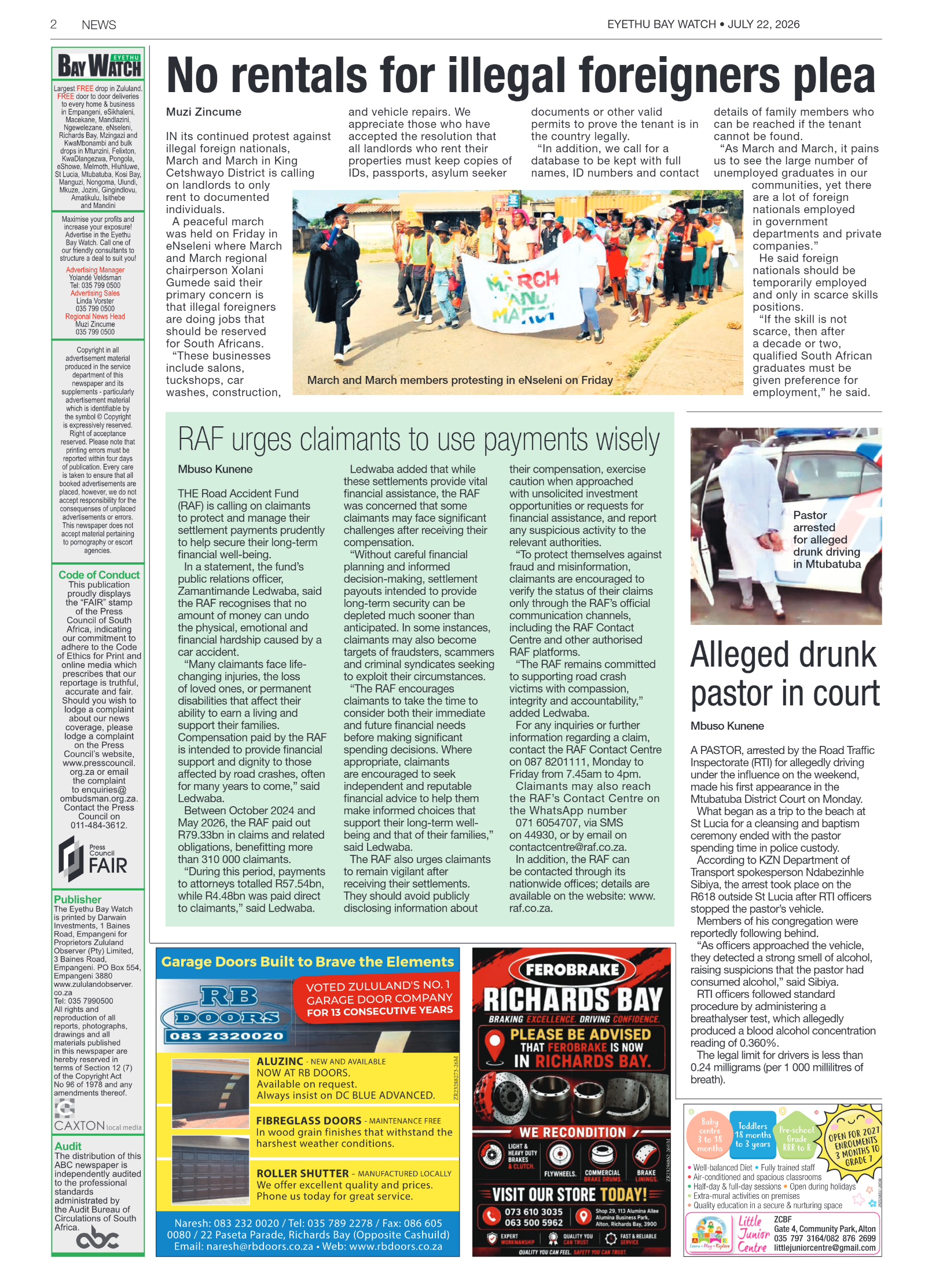 Eyethu BayWatch page 2