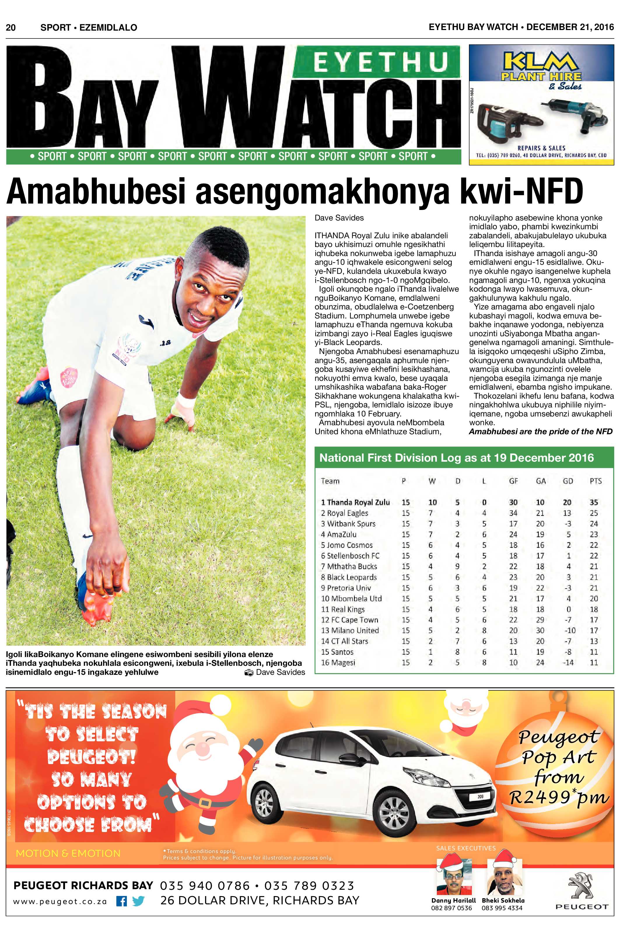 Eyethu BayWatch 21 December page 20