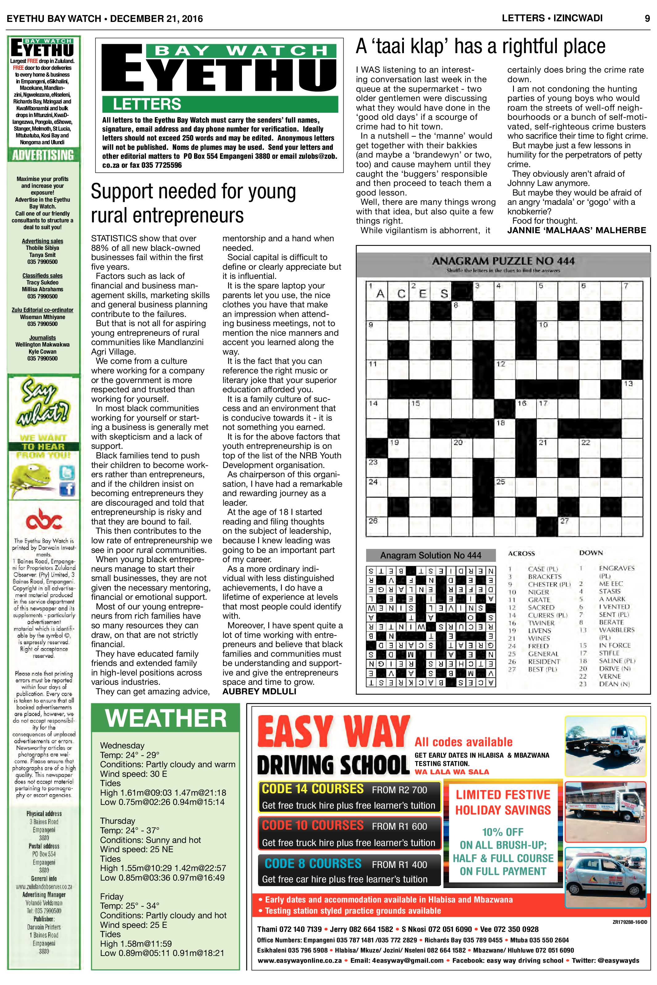 Eyethu BayWatch 21 December page 9