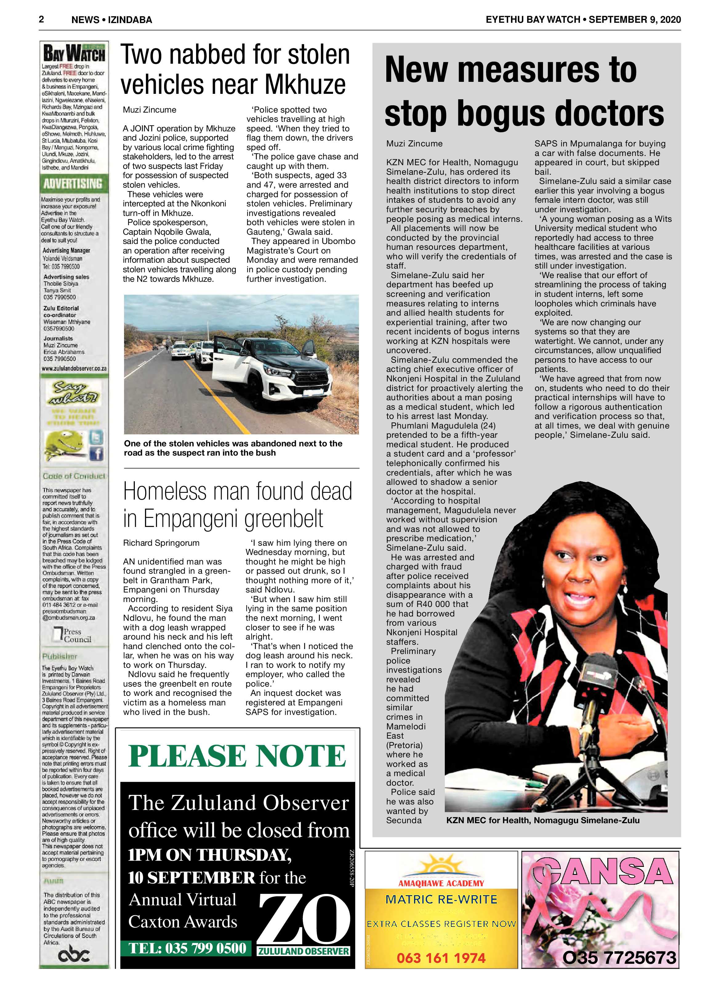 Eyethu BayWatch page 2