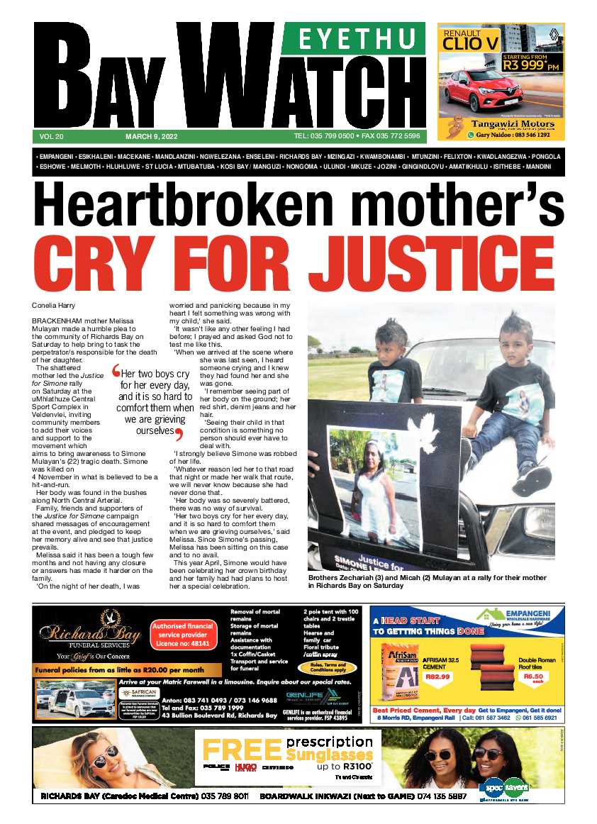 Eyethu Bay Watch page 1