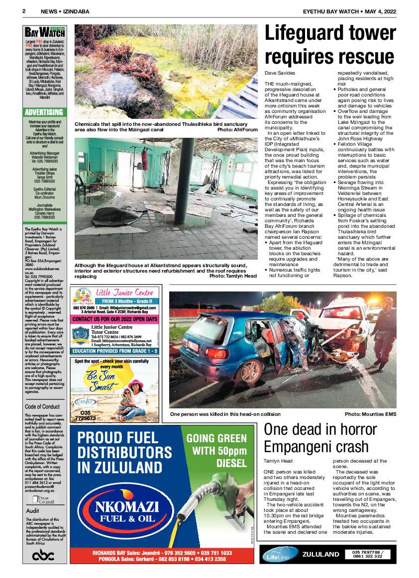 Eyethu Bay Watch page 2