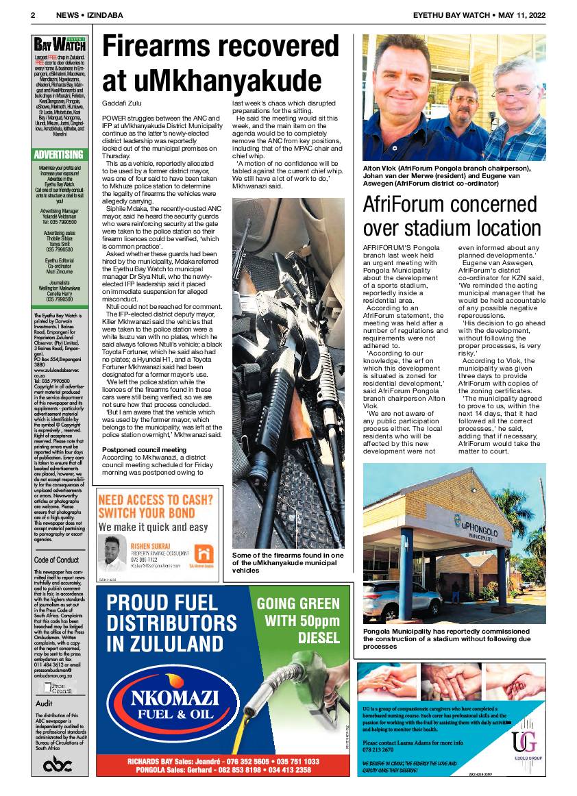 Eyethu Bay Watch page 2