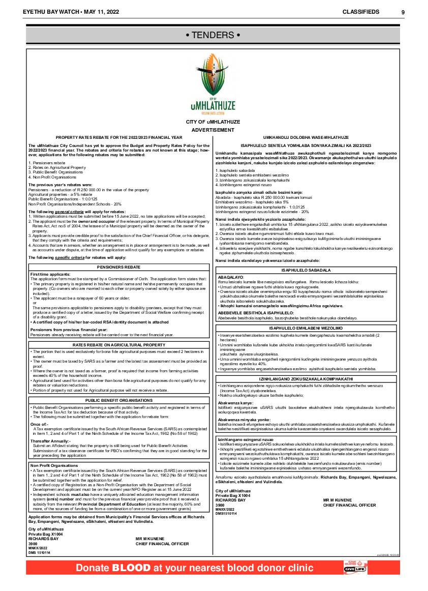 Eyethu Bay Watch page 9