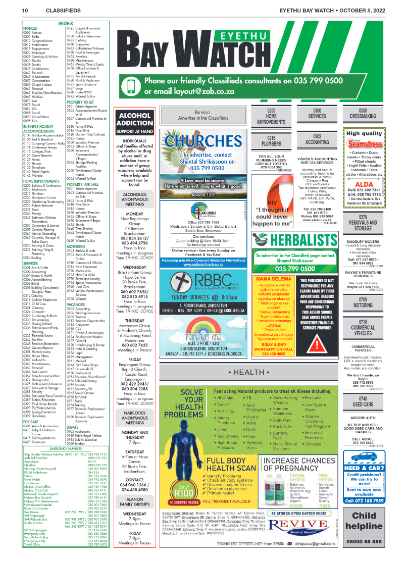 Eyethu Bay Watch page 10