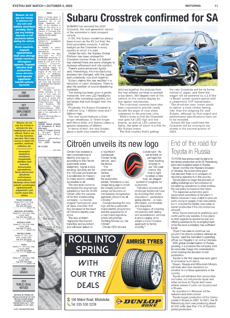 Eyethu Bay Watch page 11