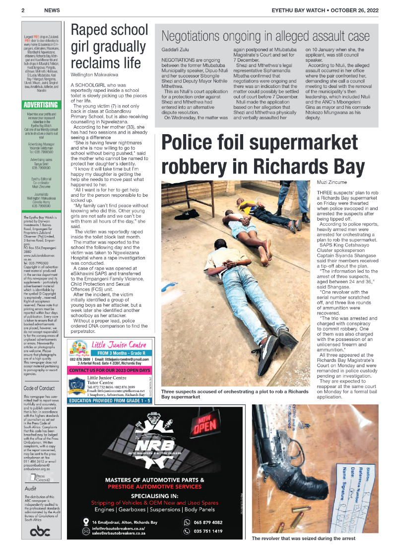 Eyethu Bay Watch page 2