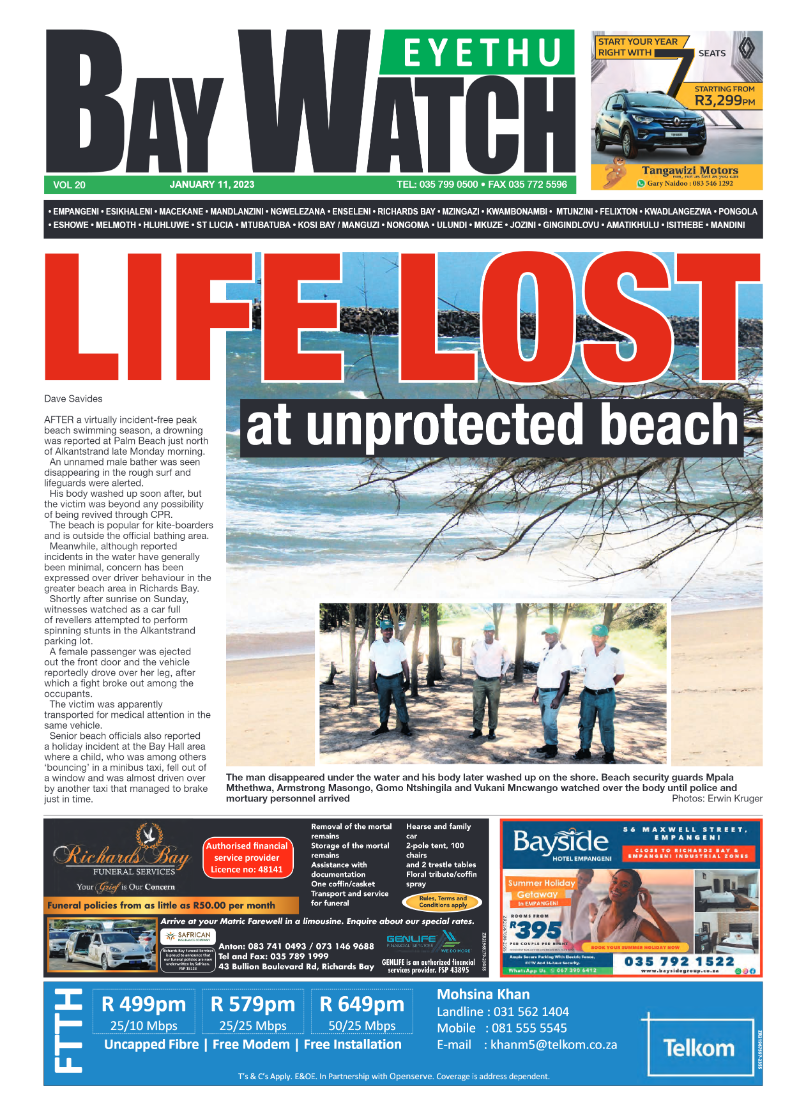 Eyethu Bay Watch page 1