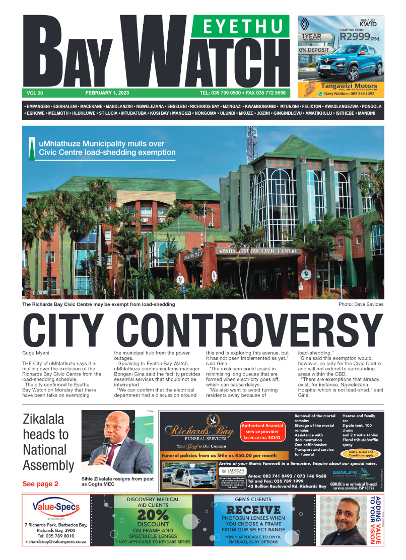 Eyethu Bay Watch page 1