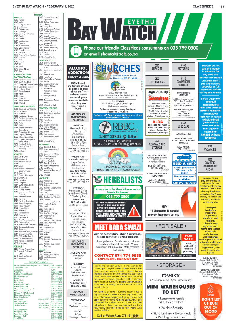 Eyethu Bay Watch page 13