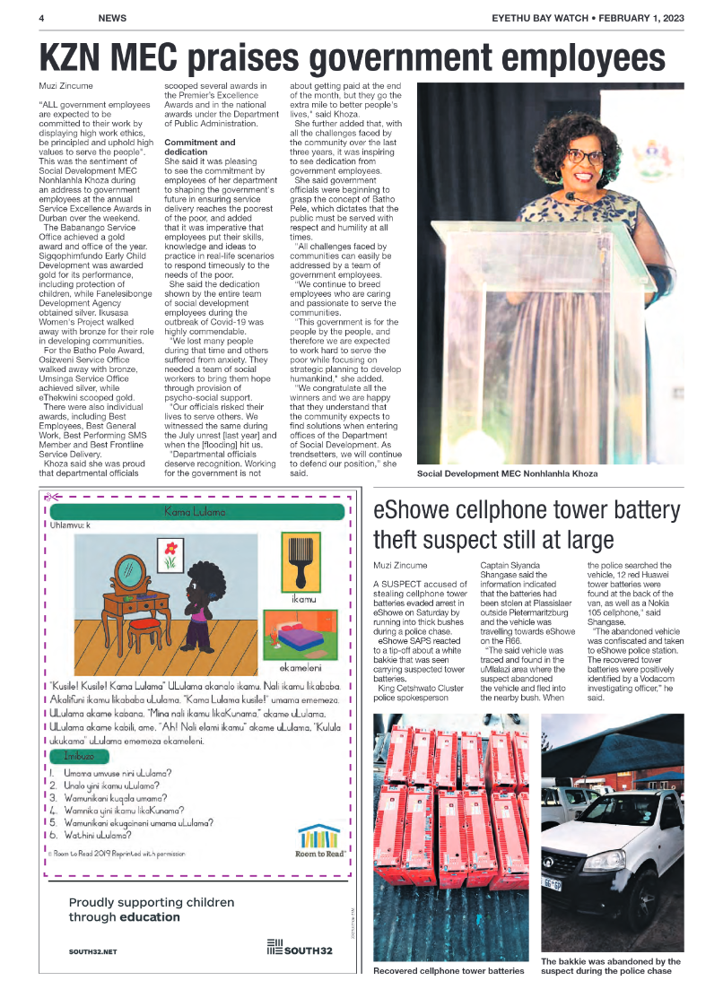 Eyethu Bay Watch page 4