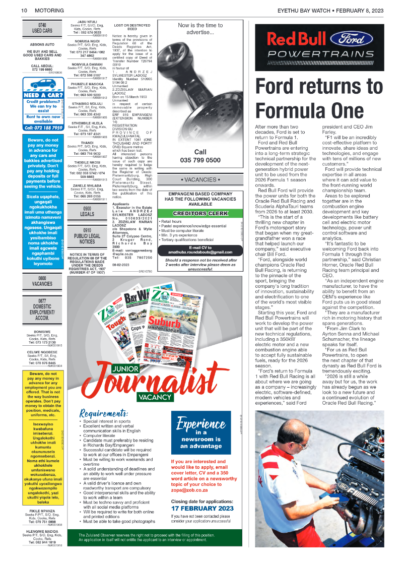 Eyethu Bay Watch page 10