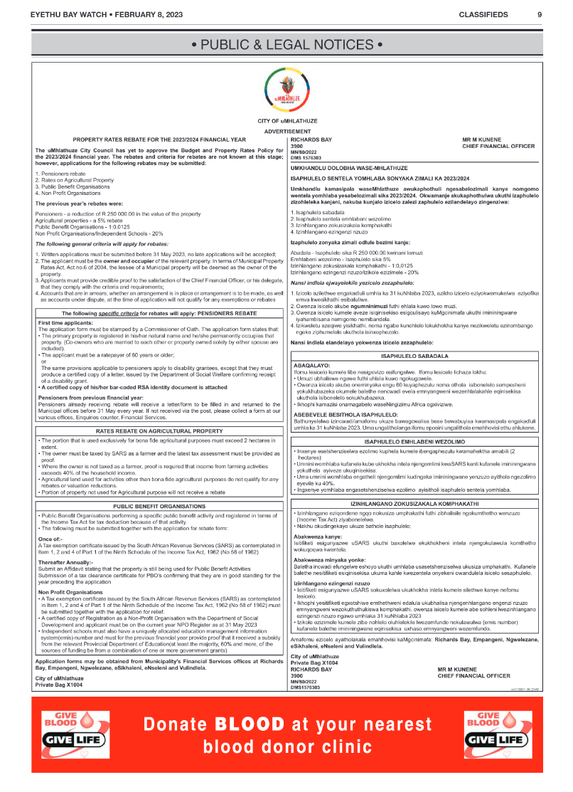 Eyethu Bay Watch page 9