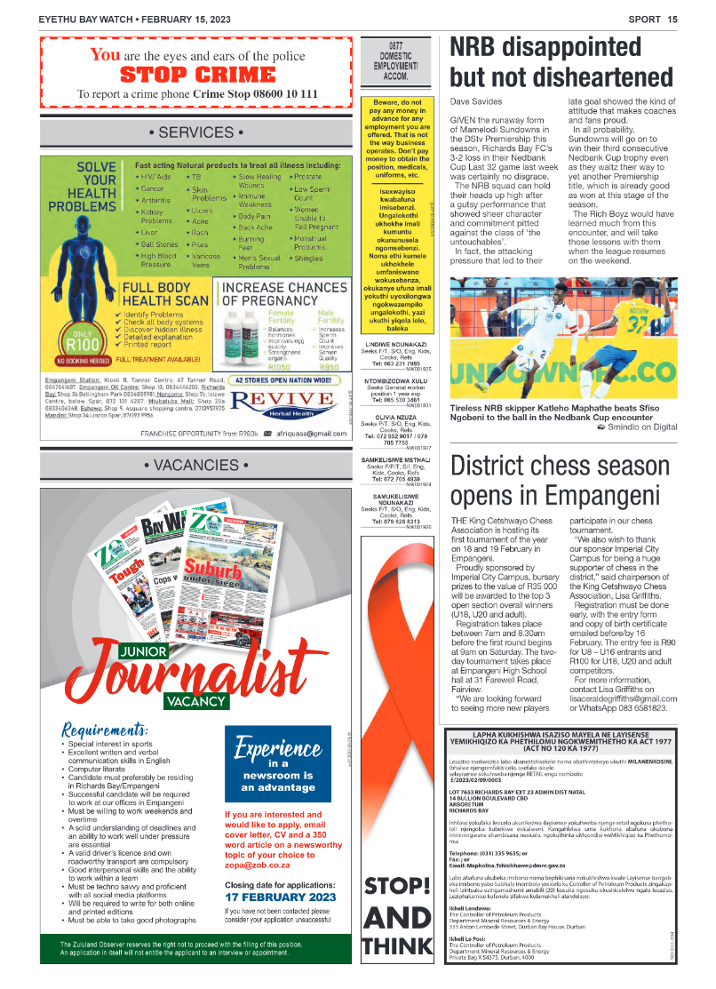 Eyethu Bay Watch page 15