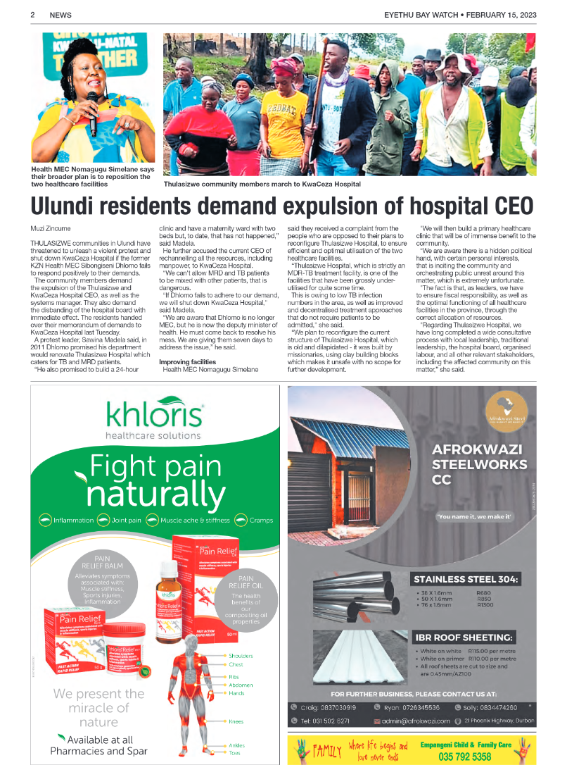 Eyethu Bay Watch page 2